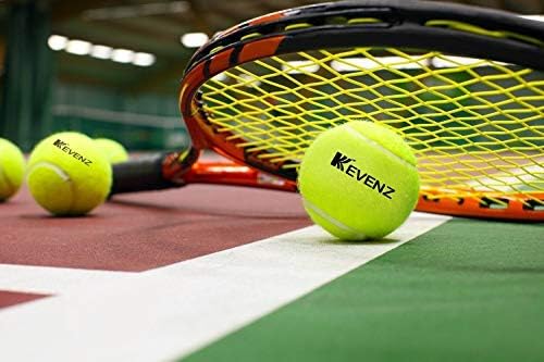KEVENZ 288-Pack Standard Pressure Training Tennis Balls, Highly Elasticity, More Durable, Good for Beginner Training Ball