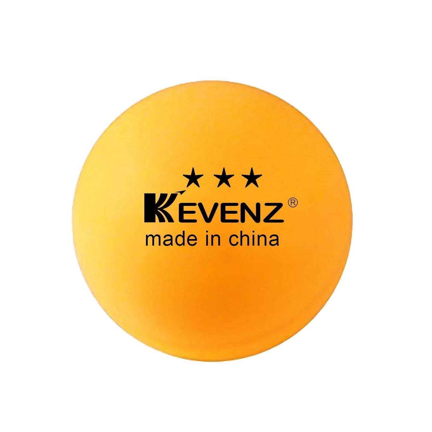 KEVENZ Ping Pong Balls - 3-Star Elite Orange Table Tennis Balls | Tournament Level 40+ ABS Professional Quality | Perfect Spin, Competition Level Accuracy