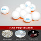 KEVENZ 60-Pack 3 Star Ping Pong Balls, 40+mm Advanced Table Tennis Balls, Bulk Outdoor and Indoor Ping-Pong Balls for Training, Competition and More, White