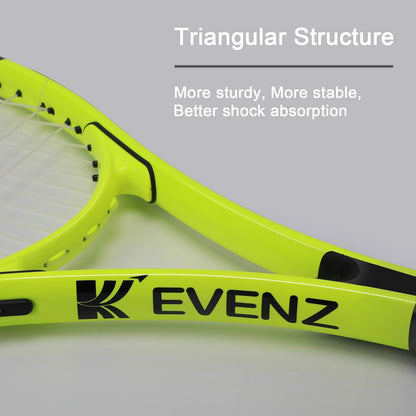 KEVENZ Tennis Racket for Adults,Carbon Fiber Tennis Racquet with Carring Bag,Light Weight and Shock Resistant