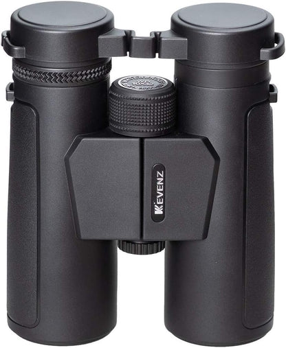 Kevenz Compact Binoculars with Low Light Night Vision, Large Eyepiece High Power Waterproof Binoculars, 10X42 Easy Focus for Outdoor Hunting, Bird Watching and More