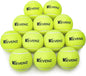 KEVENZ 24-Pack Standard Pressure Training Tennis Balls, Highly Elasticity, More Durable, Good for Beginner Training Ball