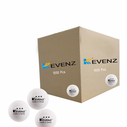 KEVENZ 1500-Pack 3 Star Ping Pong Balls, 40+mm Advanced Table Tennis Balls, Bulk Outdoor and Indoor Ping-Pong Balls for Training, Competition and More, White