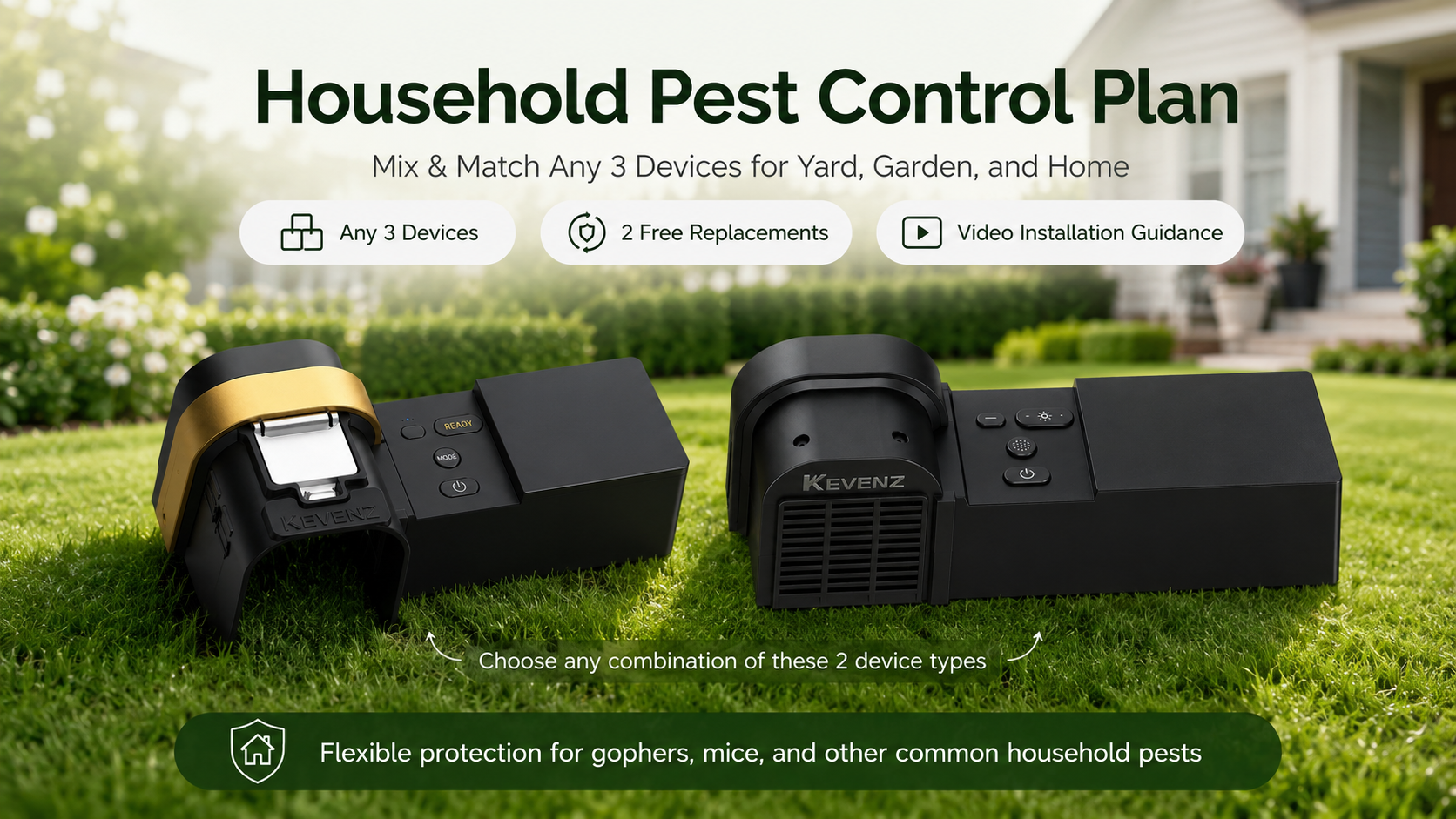 Household Pest Control Plan，Fast Kill for Yard & Garden
